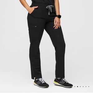 FIGS Yola Black Scrub Pants